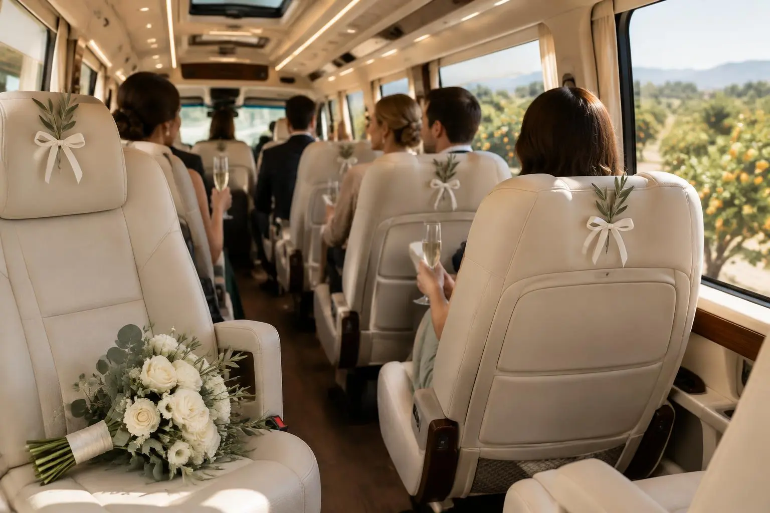 Minibús para bodas en Valencia
