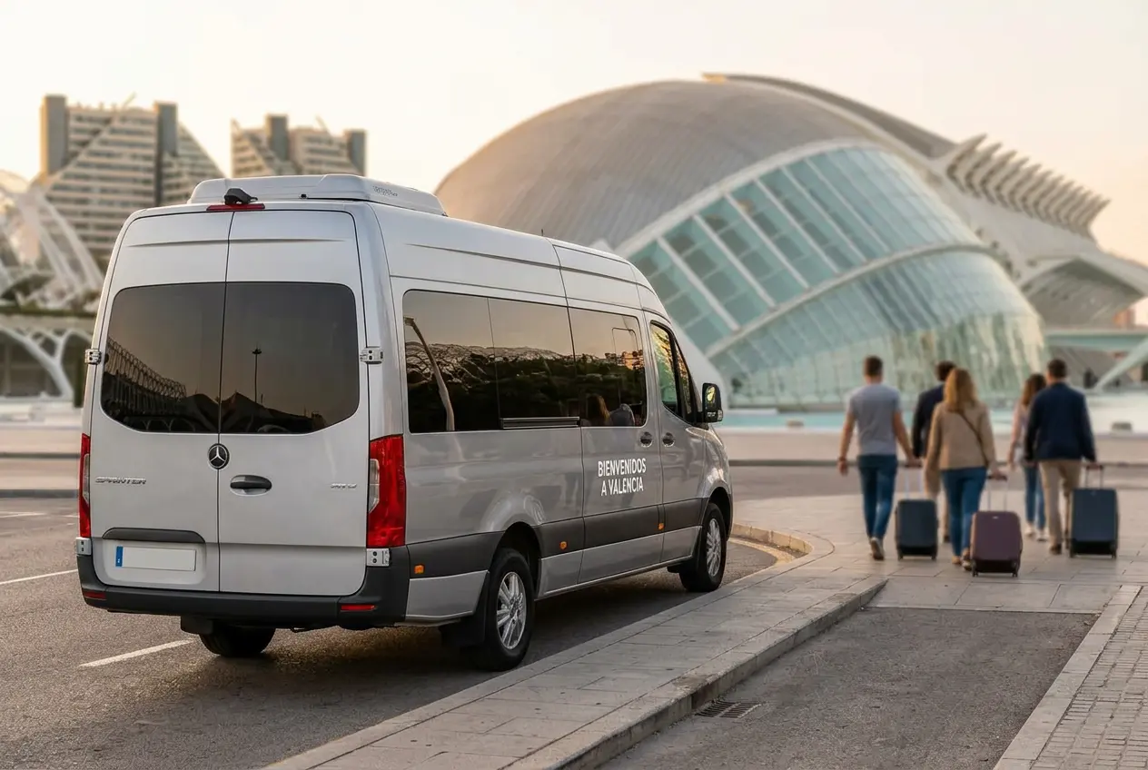 Minibús aeropuerto de Barcelona a Valencia